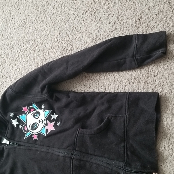 Joe Boxer Girl's Full-Zip Hoodie - Picture 4 of 10